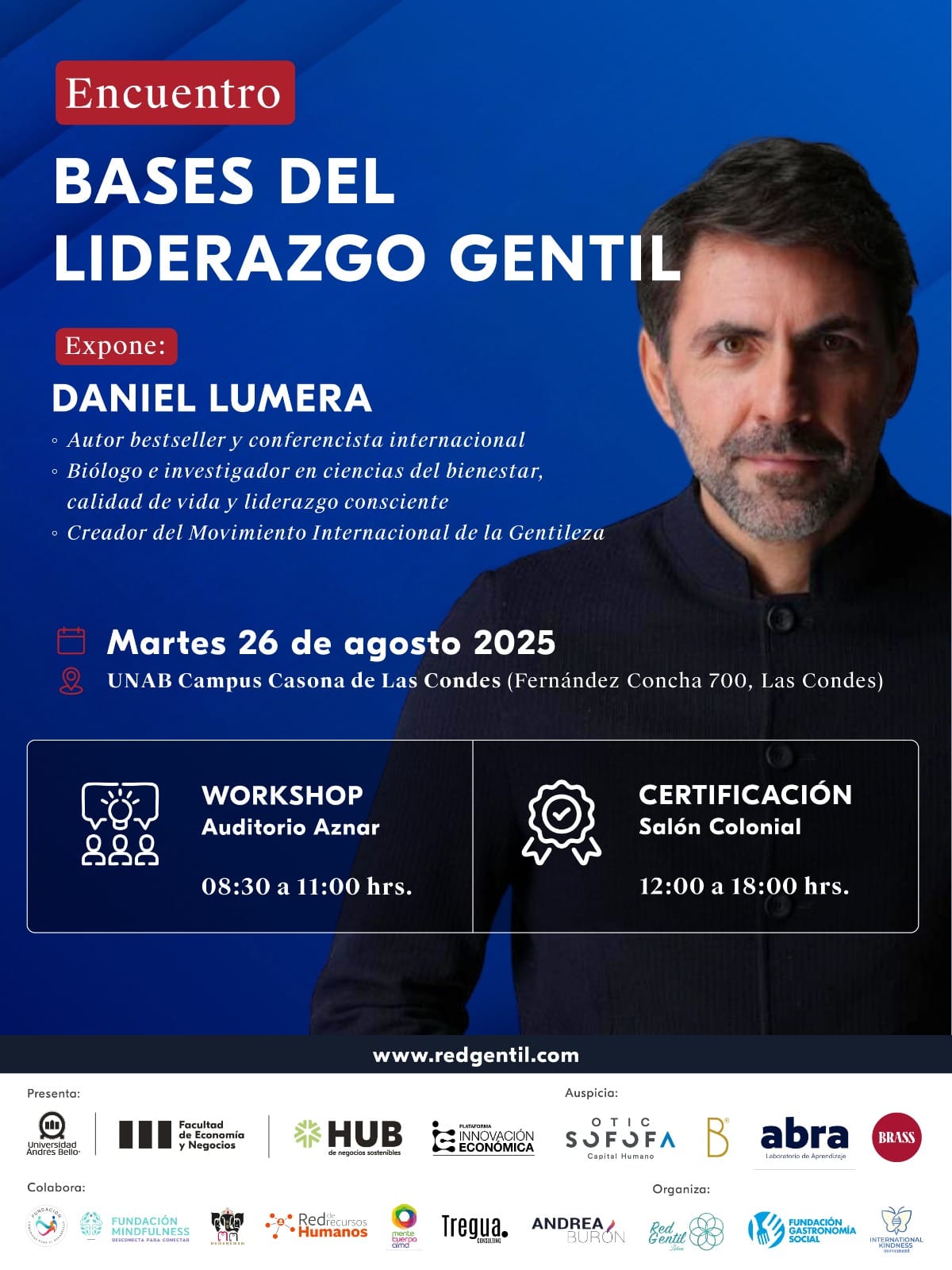 Daniel Lumera y el Movimiento de la Gentileza llegan a Chile